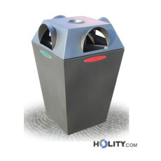 poubelle-de-recyclage-avec-cendrier-h28783