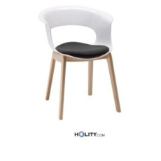 Chaise design avec coussin h74195