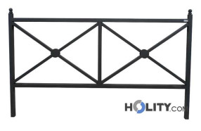 barrière-de-délimitation-en-acier-galvanisé-avec-barres-diagonales-croisées-h10993