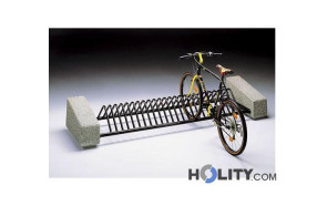 rack-porte-vélo-avec-base-en-béton-h33819