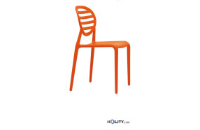 chaise-moderne-en-plastique-Design-h7418-orange