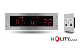 horloge-à-LED-rouges-avec-clavier-pour-bloc-opératoire-h775-02
