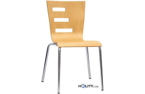 Chaise design en bois h26301