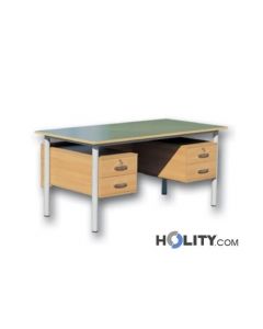 bureau-d'enseignant-à-4-tiroirs-h17240