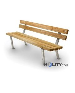 banc-pour-aménagement-urbain-en-bois-de-pin-h35010