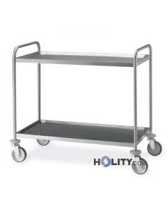 chariot-alimentaire-acier-soudé-2-étages-en-acier-h2238