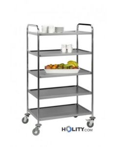 Chariot-de-service-en-acier-h21542