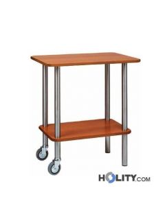 chariot-de-service-en-bois-et-acier-inox-h0930