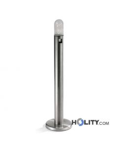 Cendrier en acier h10980 inox