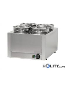Chauffe-assiettes-Bain-marie-avec-4-récipients-h11028