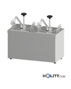 Distributeur-de-sauces-et-crèmes-à-2-contenants-GN-1-6-h110-140
