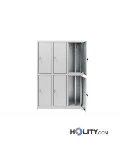 Armoire-à-Vestiaires-galvanisée-Sale-Propre-h11156