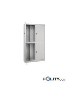 Armoire-à-Vestiaires-galvanisée-Sale-Propre-h11157