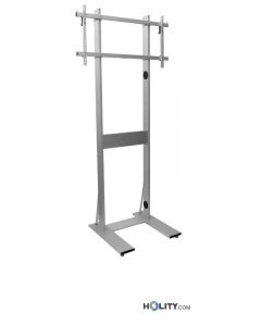 Maxi-borne-porte-TV-en-aluminium-sur-pieds-h12522
