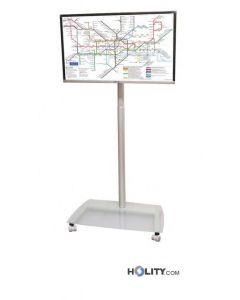 Borne-porte-TV-à-hauteur-réglable-inclinable-et-pivotante-h12525
