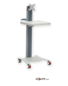  Chariot-pour-moniteur-avec-étagère-h13-237