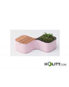 Banc-pour-lespace-public-avec-jardinière-h140_520