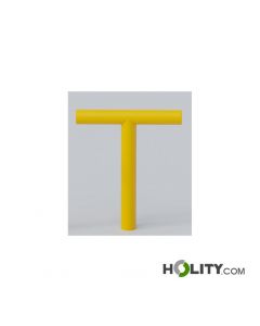 Barrière-piétonne-de-couleur-jaune-zinc-h140_556