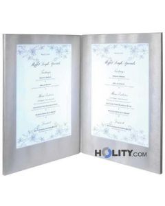 Porte-menus led A4 double h14802