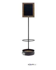 Porte-bouteille avec ardoise h14830