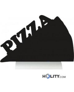 Tableau de table en aluminium pizza h14878