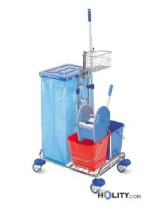 Chariot-ménage-avec-2-seaux-15+15-lt-base-chromée-h17906