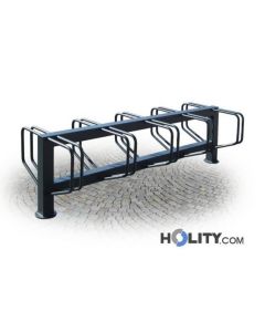 Ratelier-à-vélos-vertical-tourniquet-anthracite-double face-h28748