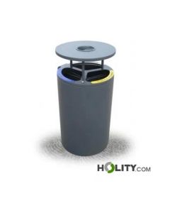 poubelle-de-recyclage-avec-cendrier-h28755