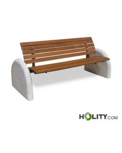 banc-pour-aménagement-urbain-avec-latéraux-en-béton-h28773