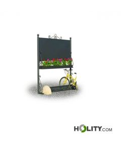 Râtelier-à-vélos-avec-panneau-d'affichage-et-jardinière-h287_275