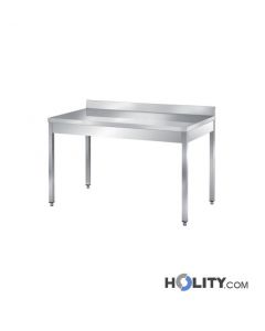 table-de-préparation-en-inox-avec-rebord-h31425