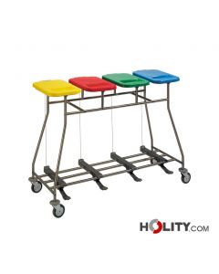 chariot-en-inox-à-4-porte-sac-h315-30