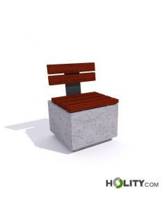 Siège-individuel-en-bois-et-béton-avec-dossier-h319_147