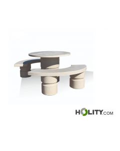 table-de-pique-nique-et-banc-en-béton-h319-71