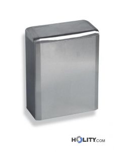 Poubelle de salle de bain  6 lt en acier inox h4041