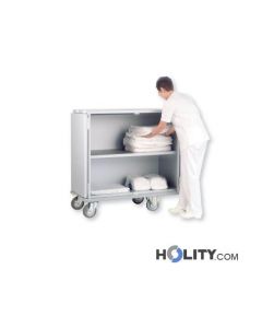 chario-porte-linge-pour-auberges-avec-étagère-h41005