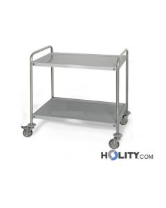 Chariot-de-service-en-acier-chromé-h41884
