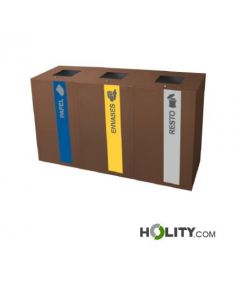 station-de-recyclage-en-acier-galvanisé-h424-108