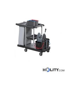 chariot-ménager-avec-porte-sac-h489-19