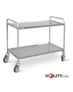 Chariot-de-soins-en-acier-2-étagères-h564_101