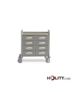chariot-de-réanimation-en-acier-inoxydable-h564-109