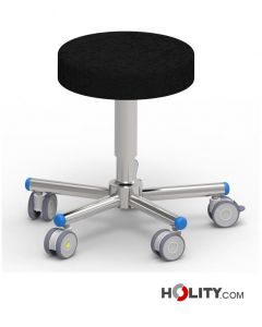 tabouret-chirurgical-rond-avec-assise-rembourrée-ignifuge-h576-22