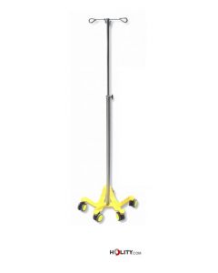 tige-porte-perfusion-à-3-crochets-avec-base-coloré-h740-26