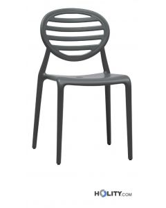 chaise-moderne-en-plastique-Design-h7418-orange