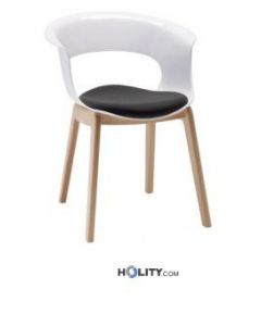 Chaise design avec coussin h74195