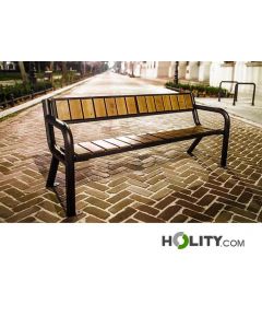 banc-avec-dossier-pour-aménagement-urbain-h764-06