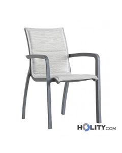chaise-d'extérieur-avec-assise-en-toile-rembourrée-h78-39
