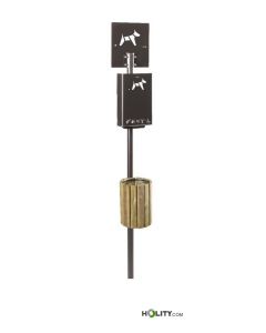 dog-station-pour-parcs-avec-corbeille-en-bois-h8668