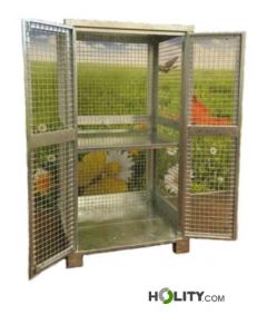 Conteneur-pour-bouteilles-à-gaz-en-acier-peint-avec-étagère-h883-54