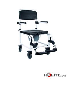 fauteuil-roulant-confortable-pour-la-douche-en aluminium-h8915